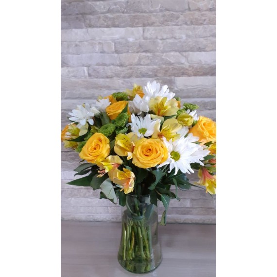 Arranjo Yellow and White