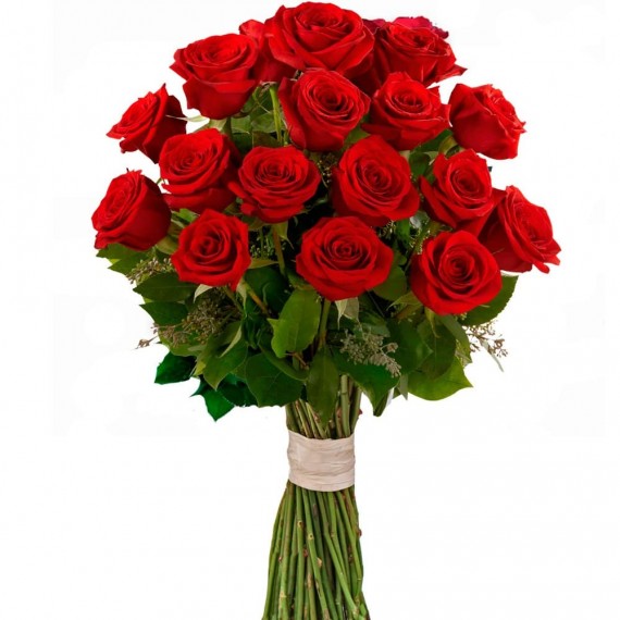 Buque tradicional com 18 rosas